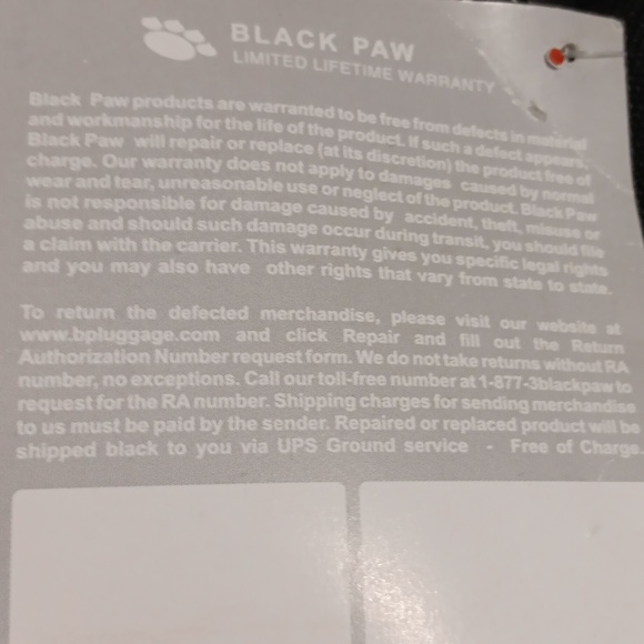 Vintage Black Paw ๐พ Canvas Tote EUC - Picture 6 of 6